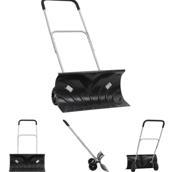 Best The Living Store Snöskyffel med utdragbart handtag svart 66 cm stålblad - Snöskyfflar Snöborttagning