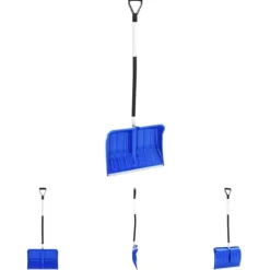 Online The Living Store Snöspade blå 145 cm aluminium - Snöskyfflar Snöborttagning