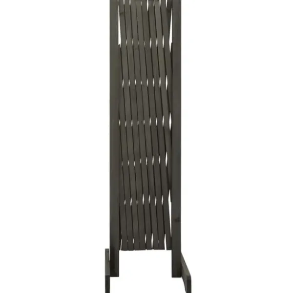 The Living Store Spaljéstaket grå 180x100 cm massivt granträ - Staket