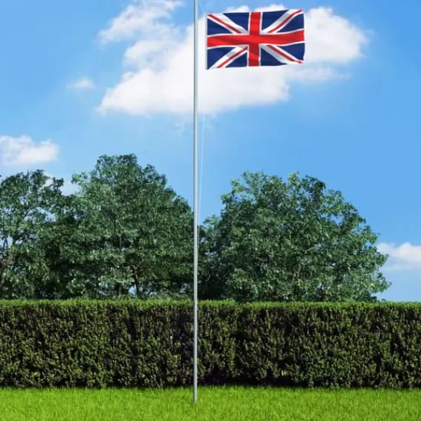 The Living Store Storbritanniens flagga 90x150 cm - Flaggor & vindstrutar