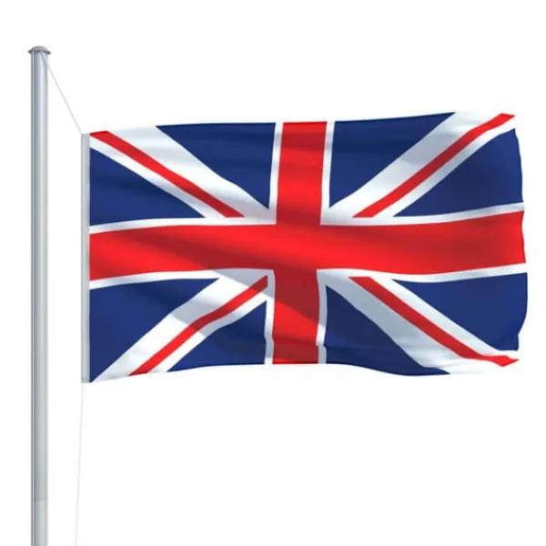 The Living Store Storbritanniens flagga 90x150 cm - Flaggor & vindstrutar