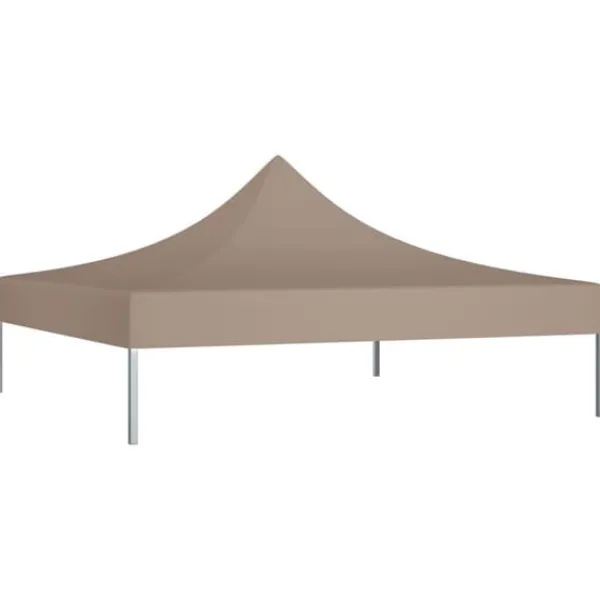 Sale The Living Store Tak till partytält 3x3 m taupe 270 g/m² - Tak till partytält & lusthus Tält & Lusthus