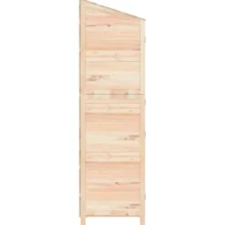 Clearance The Living Store Trädgårdsbod 102x52x174,5 cm massivt granträ - Förråd & Redskapsbodar Skjul, Garage & Carports