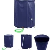 New The Living Store Vattentank med kran vikbar 1350 L PVC - Bevattning Regntunnor