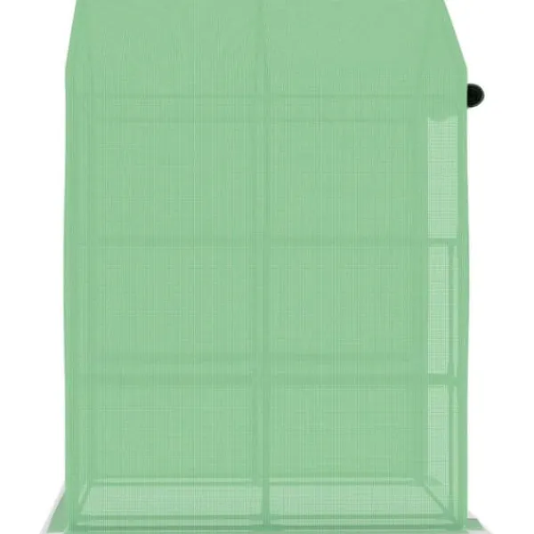 Hot The Living Store Växthus med hyllor stål 143x143x195 cm - Växthus Växthus