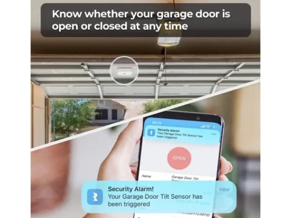 THIRDREALITY Garage Door Tilt Sensor Sensorer Till Säkerhetssystem
