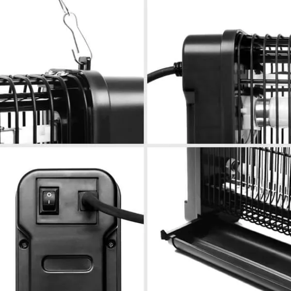 Tisdag-Fluga Elektrisk - Noveen - 40W - Svart - Utan kemiskt medel - Transportabel