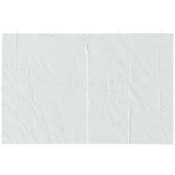 Online Tältvägg - - 2 st - UV-beständig PE - 300 x 195 cm - Vit Tält & Lusthus