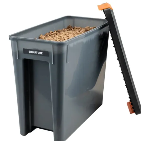 Hot Traeger Hink Och Lock Pellet Staydry Svart Tillbehör Till Vedeldade Kaminer & Öppna Spisar