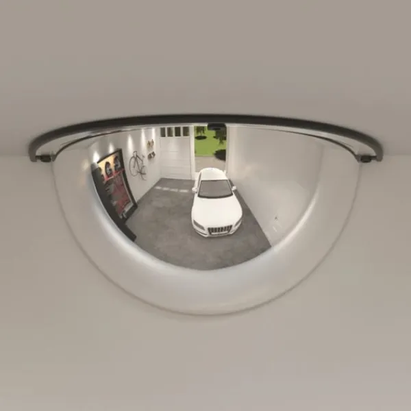 Trafikspeglar kupol 2 st Ø30 cm 180° akryl Säkerhetsspeglar