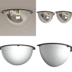 Clearance Trafikspeglar kupol 2 st Ø30 cm 180° akryl - Trafikspegel - Trafikspeglar - Home & Living Säkerhetsspeglar