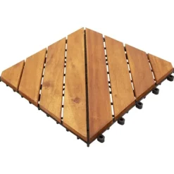 vidaXL Trall 10 st 30x30 cm massivt akaciaträ