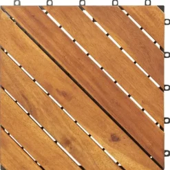 Clearance Trall 10 st 30x30 cm massivt akaciaträ - Trall - Balkongtrall - Home & Living Trädgårdsprydnader
