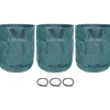 Trädgårdsavfallspåse, 3-pack 72 gallon rivning - Trädgårdspåse med stor kapacitet för flera användningsområden med 4 handtag för trädgården[191]
