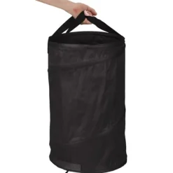 Trädgårdsavfallspåse set, 72x45 cm, Svart Trädgårdskorgar