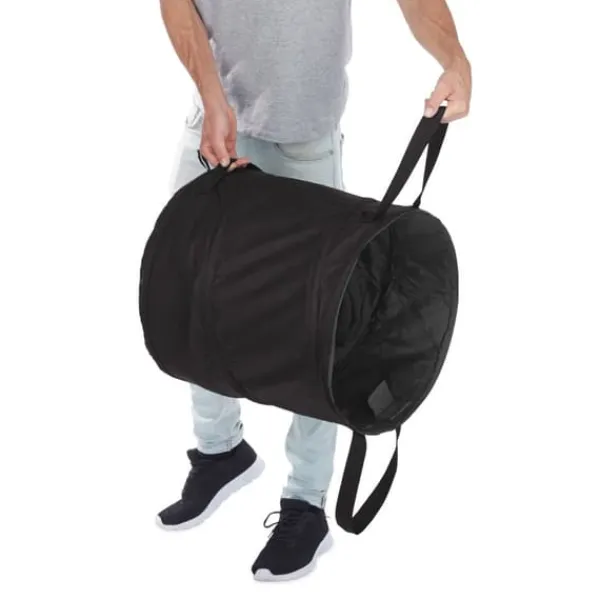 Trädgårdsavfallspåse set, 72x45 cm, Svart Trädgårdskorgar