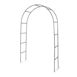 Trädgårdsbåge - Kinzo - 240 x 140 cm - Metall med pulverbeläggning - Grön - Väderbeständig