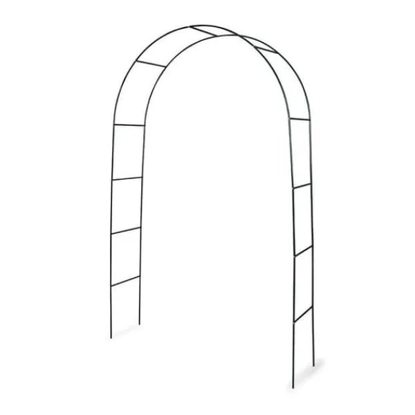 Trädgårdsbåge - Kinzo - 240 x 140 cm - Metall med pulverbeläggning - Grön - Väderbeständig