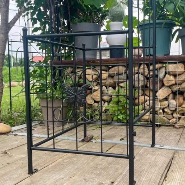 Online Trädgårdsbåge i metall för klätterväxter, hållbar svart båge för rosor och vinrankor, perfekt för bröllop, fest & trädgård 7,15 ft Valvbågar, Spaljéer, Bersåer & Pergolor