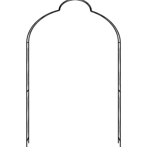 Clearance Trädgårdsbåge 150x34x240 cm järn - Trädgårdsbåge - Rosenbåge - Home & Living Krukor & Växtbehållare