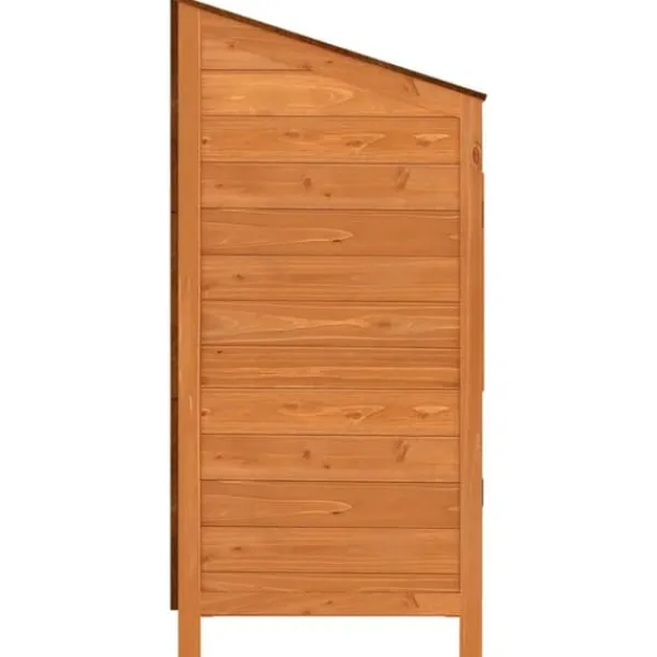 Clearance Trädgårdsbod brun 55x52x112 cm massivt granträ - Trädgårdsbod - Trädgårdsbodar - Home & Living Skjul, Garage & Carports