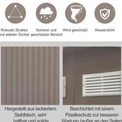 Clearance Trädgårdsbod, 213x130x185 cm, Grön Skjul, Garage & Carports
