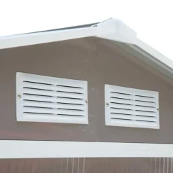 Clearance Trädgårdsbod, 213x130x185 cm, Grön Skjul, Garage & Carports
