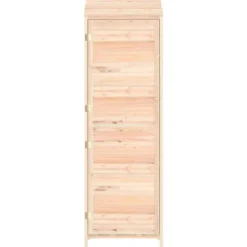 Outlet Trädgårdsbod 55x52x174,5 cm massivt granträ Skjul, Garage & Carports