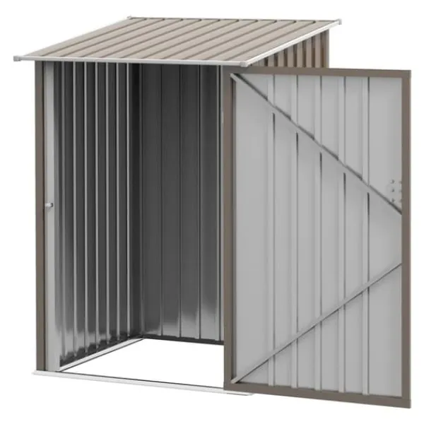 Outlet Trädgårdsförråd, 100x103x160 cm, Brun Skjul, Garage & Carports