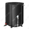 Trädgårdsförvaringskärl - TECH DISCOUNT - 190L - Fällbar PVC - ABS-kran - Antikollisionsnät