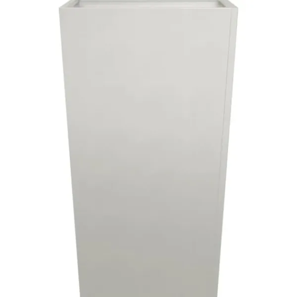 Trädgårdskrukor 2-pack i rostfritt stål | Storlek: 45x45x75 cm | Färg: Silver