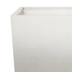 Trädgårdskrukor 2-pack i rostfritt stål | Storlek: 45x45x75 cm | Färg: Silver