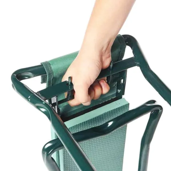 Viking Choice Trädgårdspall - hopfällbar pall - 59x27,5x49 cm - upp till 150kg