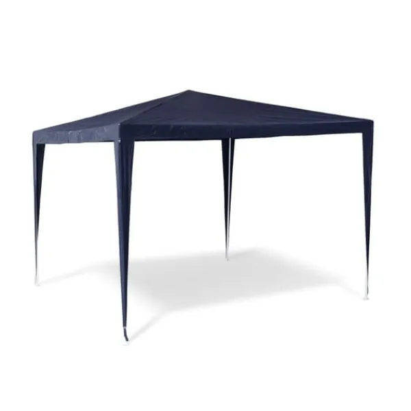 Trädgårdspaviljong, 2,5 x 3 x 3 m, blå