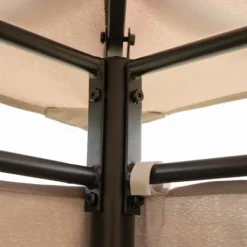 Clearance Trädgårdspaviljong 3x4m med sidoväggar och gardiner, vattentät, STRONG TENT Tält & Lusthus