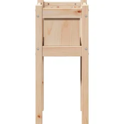 Clearance Trädgårdsplanterare Natur 31 x 31 x 70 cm Massiv furu Planteringsbänkar