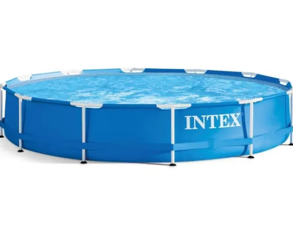 Discount Trädgårdspool med ram 366 x 76 cm 6-i-1 INTEX 28210 Pooler
