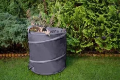 TRÄDGÅRDSSÄCKA 170 LITER, LÅNGA HANDTAG, VIKBAR, 180G/M2 - T N15-962 Trädgårdskorgar