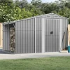 Sale Trädgårdsskjul av galvaniserat stål | Färg: Grå | Storlek: 277x192,5x179 cm Skjul, Garage & Carports
