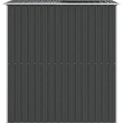 Trädgårdsskjul i galvaniserat stål - Utomhusförvaring | Färg: Antracit | Storlek: 192x191x223 cm