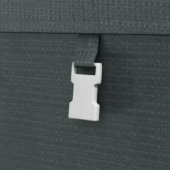 Discount Trädgårdsskjul/lagertält, robust och vädertåligt, stålram, 1,2×1,8×1,6 m, mörkgrå Skjul, Garage & Carports