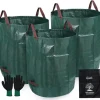 Trädgårdssoppsäckar - A365 - 3-pack - 272 L - Robust polypropen - Fällbara och självsamlande
