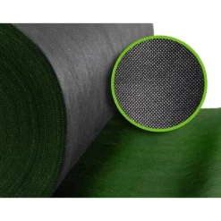 Outlet Trädgårdstextil 1,6 m x 50 m 90 g/m2 + 100 Plonos-nålar - svart och grön Markduk & Fiberduk