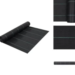 Trädgårdstyg - Living Ogräsmatta svart 2x150 m PP
