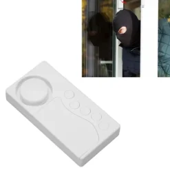 Trådlös dörrfönsterlarmsensor Stöldskydd 108 dB Enkel installation Säkerhetslarm för hemskåp