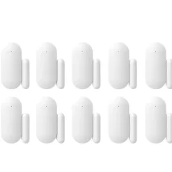 Trådlös Dörrsensor, 433MHz Kommunikation, Enkel Installation,10PCS