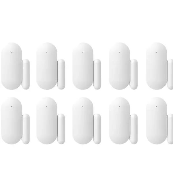 Trådlös Dörrsensor, 433MHz Kommunikation, Enkel Installation,10PCS
