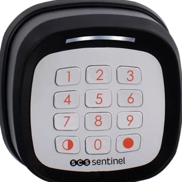 Trådlös kodknappsats - SCS SENTINEL - CodeGate - För grind eller garageport - Räckvidd 50m - Batterier ingår ej