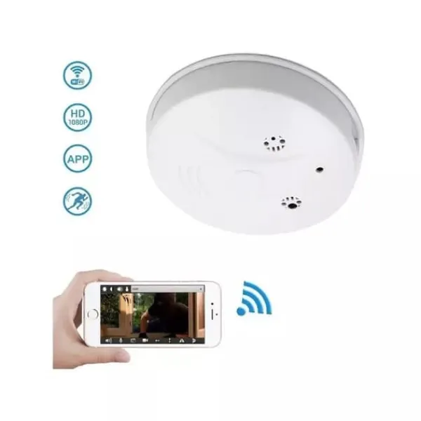 Outlet Trådlös Övervakningskamera / Spionkamera / Dold Kamera "Brandvarnare" med Rörelsesensor Säkerhetsmonitorer & Videokameror