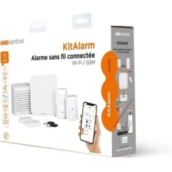 Best Trådlöst larm anslutet till Wi-Fi och GSM 4G - KitAlarm - SCS SENTINEL Hemlarmsystem